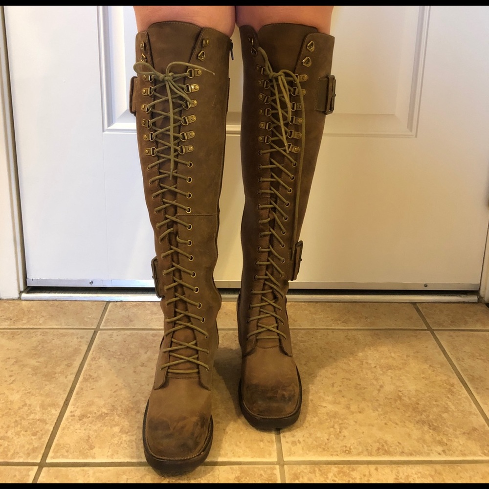 Jeffrey Campbell thigh high Boots